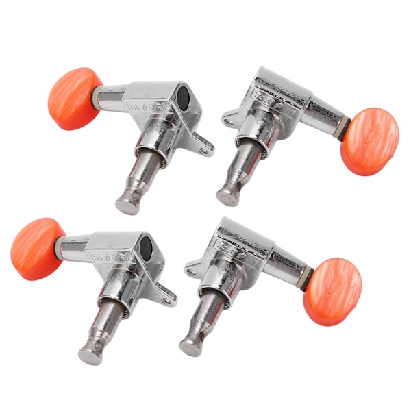 Guitar Streng Tuning Keys Pegs Maskin Hoveder Låsning Tunere Metal Plastik 2R 2L til Ukulele