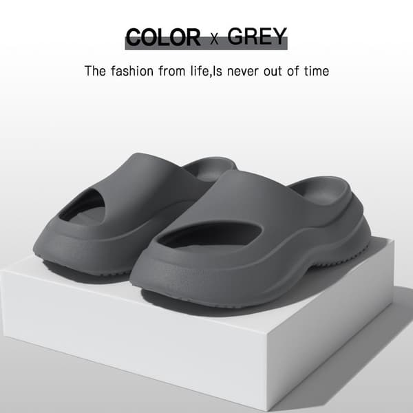 Unisex trädgårdsträskor Sandaler Tofflor-Grå(36/37 EU-storlek）