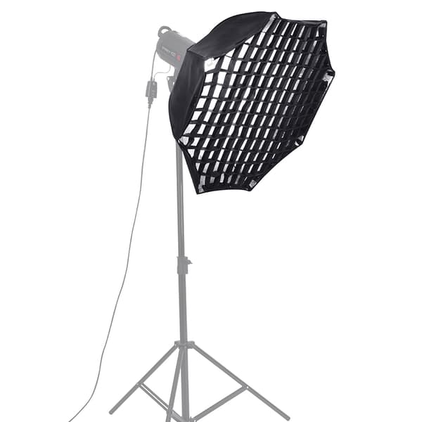 Nonwoven gitter til Speedlite Softbox Flash Studio Light Control Fototilbehør (80cm)
