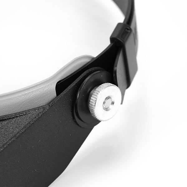 LED-huvudbelyst förstoringsglas Juvelerare Klockreparation Huvudband Handsfree Förstoringsglas