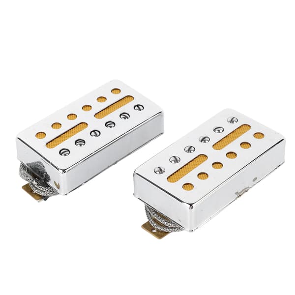 2 set elektriska gitarr pickup singel spole klart ljud 6 hål pickup instrument tillbehör för utbyte