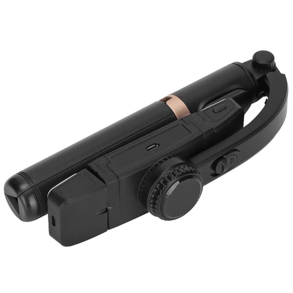 Q08d Bluetooth Selfie Stick Stativ LED Dobbel Fylllys Trådløs Multifunksjonell Selfie Stick med Fjernkontroll for Android