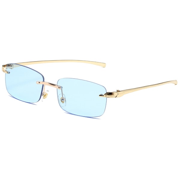 Solglasögon för kvinnor och män Retro Aviator Square Goggle Classic Frame glasögon