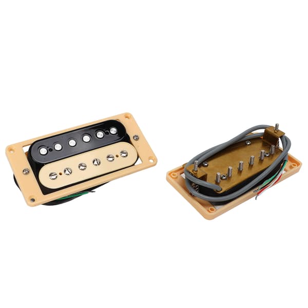 Dubbel spole pickup set plast metall förtrådad 4 kärnor elgitarr tillbehör för utbyte
