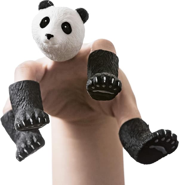 ® Panda Fingerdockor Set, Djurdockteater Rekvisita, Nyhetsleksaker Konstiga Saker Presenter