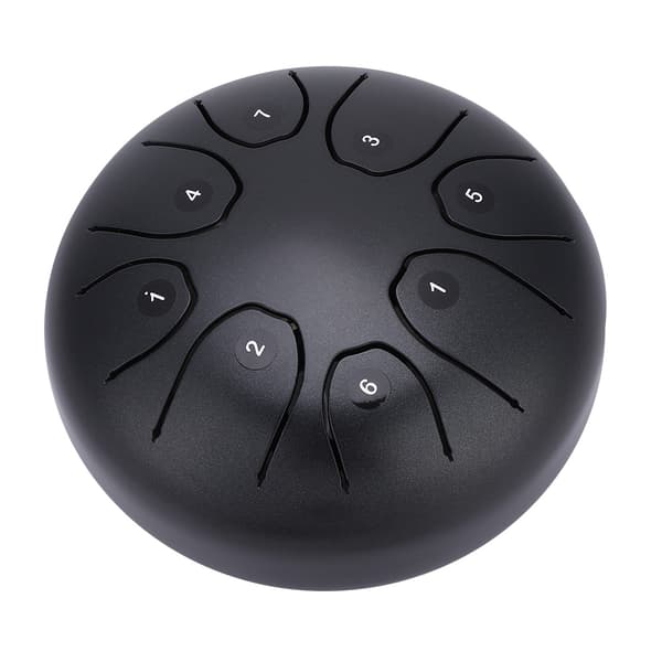 Perfekt kvalitet håndpan håndpan tunge tank tromme 5,5 tommer percussion(kaffe)