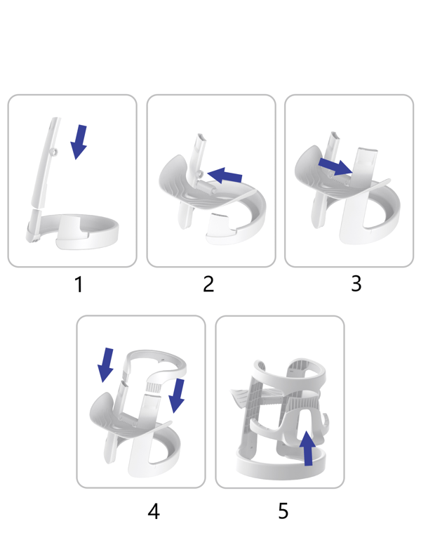 VR-stander, displayholder til Oculus Quest 2/ Quest/Rift S/Valve Index-headset og Touch Controllers-tilbehør