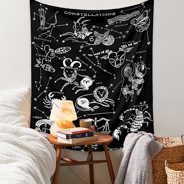 Kunst Hjem Innredning Gaver Mandala Bohemian Tapestry Egnet for Soverom Dekorasjon（1101-11，39 x 59 tommer）