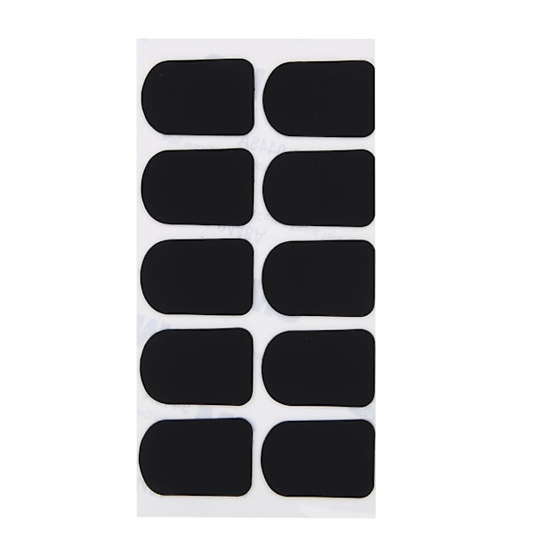 Høy tone saksofon munnstykke puter lapper pads musikkinstrument svart 10 stk