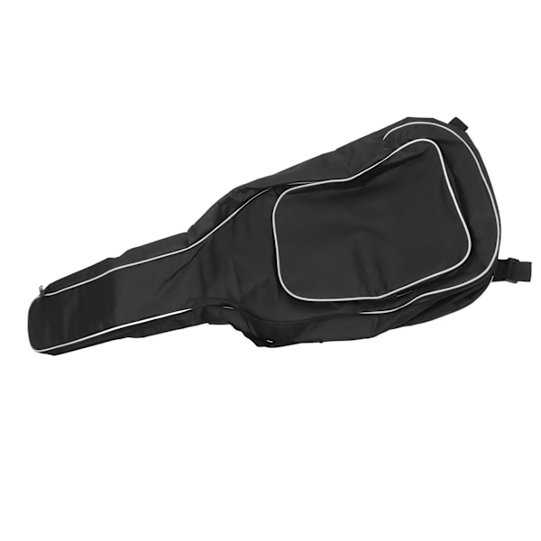 Gitarrväska med vadderad gigbag, vattentät, tjock vit sidobomull, axelrem