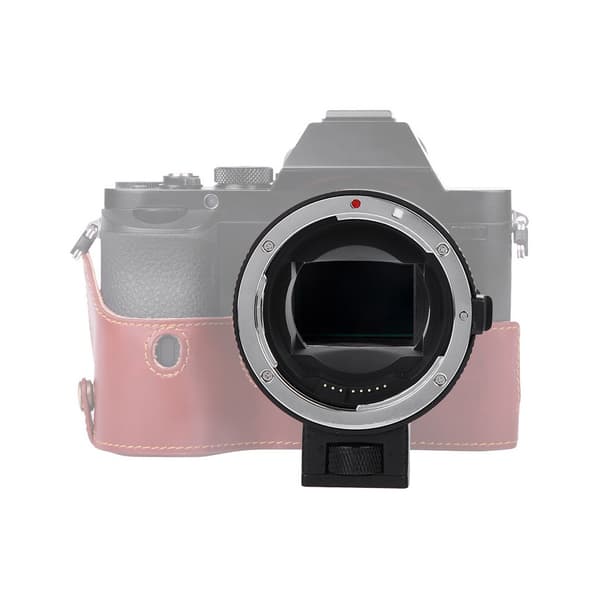 Kameraobjektivadapter til Canon EF/EF-S-objektiv, der passer til Sony NEX E-mount spejlløst kamera (sort)