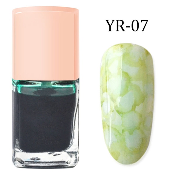 15ml Gradient Marmorointi Glitter UV-geelilakka Kestävä DIY Manikyyri Työkalu 7#