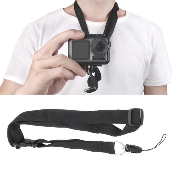 Justerbar halsrem snor hængende bælterem til DJI OSMO Action Camera