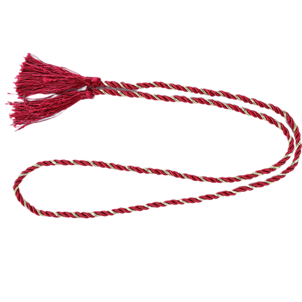 Curtain Tiebacks Handmade Curtain Rope Tiebacks Decorative with Tassel Simple Style Curtain Ties Natural Cotton Rope Curtain (Red)