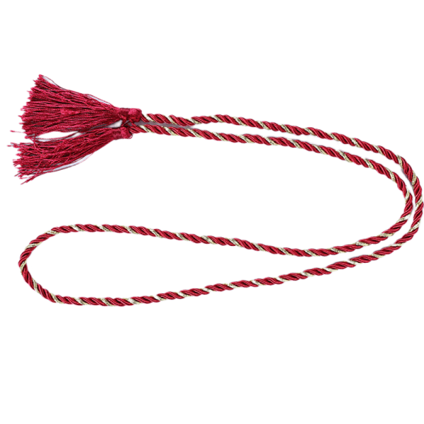Gardinbindare Handgjorda Gardinrepsbindare Dekorativ med tofs Enkel stil Gardinband Naturlig bomullsrepgardin (röd)