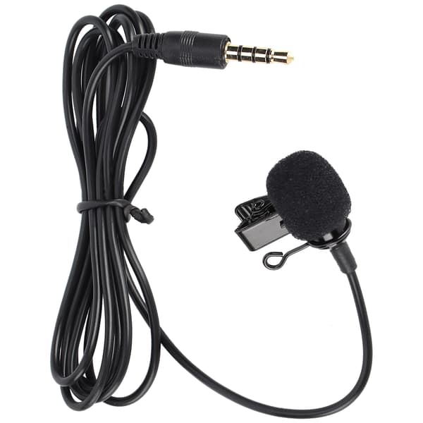 Klipsmikrofon Wearable Lavalier Lapel Professional for Computer Smartphone Tablet(M1 Single Head )