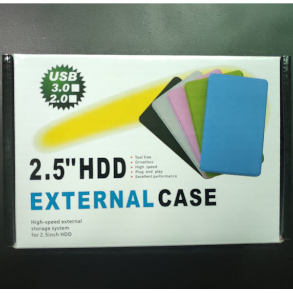 2,5 tommer seriel port SATA ekstern mobil mekanisk harddisk boks notebook harddisk skal boks stort bord usb 2.0
