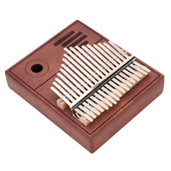 17-tangenters Kalimba tummepiano Mini bärbar mahogny musikinstrument leksak födelsedagspresent retrofärg