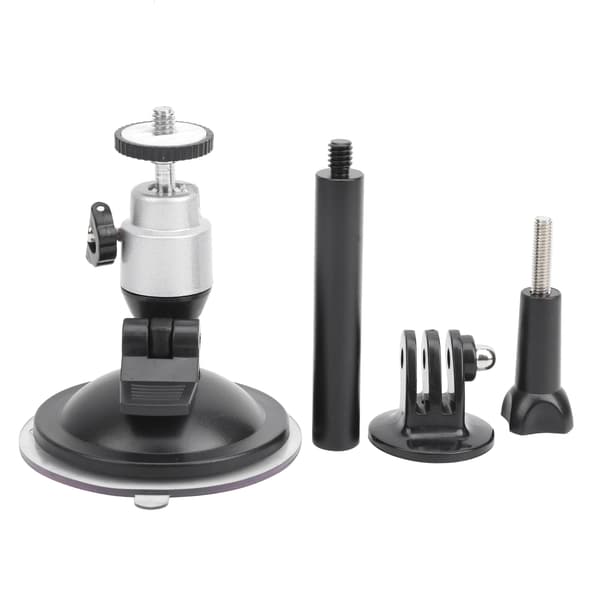 Bærbar Bilholder Stativ Beslag Adapter Tilbehør til DJI OSMO ACTION Sort