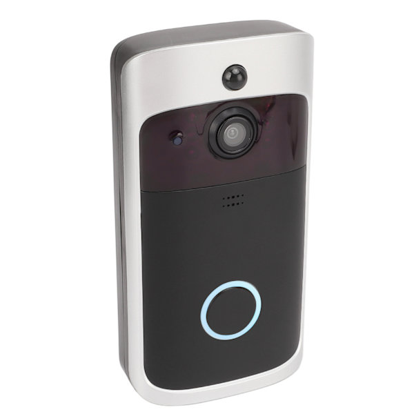 Video Dörrklocka Intelligent WiFi 720P Kamera Nattvision Fjärr Visuell Intercom Dörrklocka för Hem