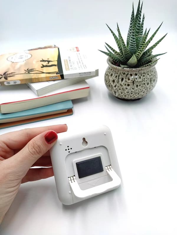 LED Elektronisk Timer, Køkken Timer, og Multifunktionel Elektronisk Påmindelsestimer til Studerende og Børn. (Hvid)