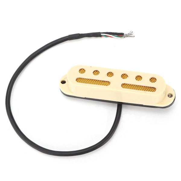 Elektrisk gitarr pickup 4-kärnig kabel enkel spole för TL/Gibson/Stratocaster tillbehör gul