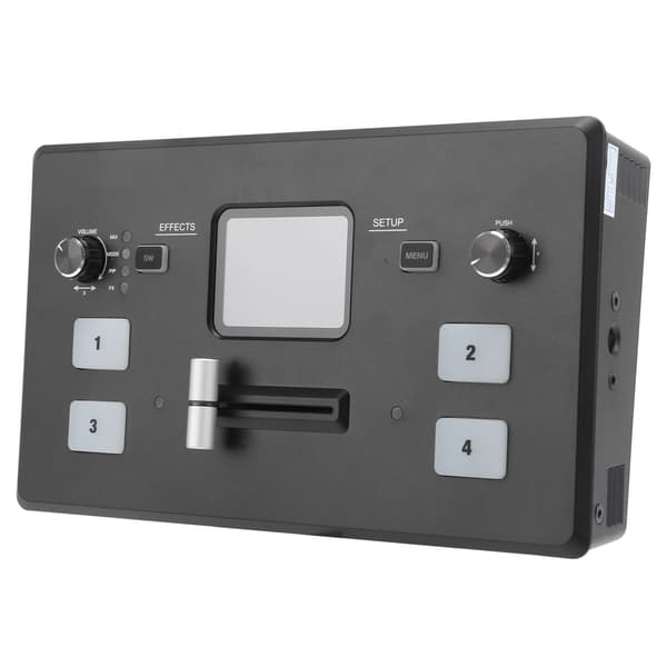 FEELWOELD Multi Camera Video Mixer 2in Display Video Switcher / 100‑240V