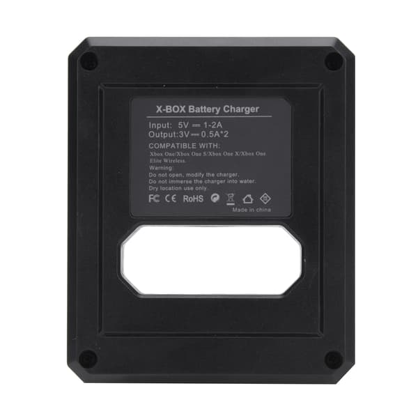 SEIVI Intelligent beskyttelse LCD-skjerm USB-batterilader for X-BOX cellelading
