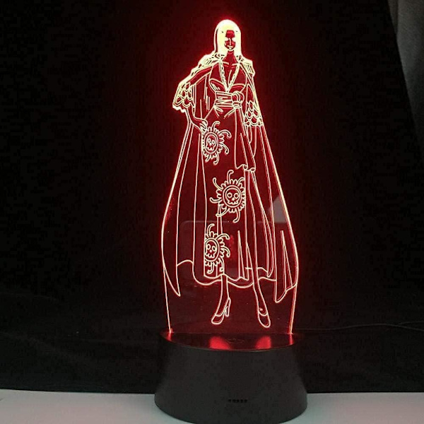 Japanilainen Anime-hahmo Itachi Uchiha Kakashi Jiraiya Lamput 3D Optinen Illuusio Yövalo Lamppu Lahja LED Joulu Syntymäpäivä Makuuhuoneen Sisustuslahjat kejsarinna