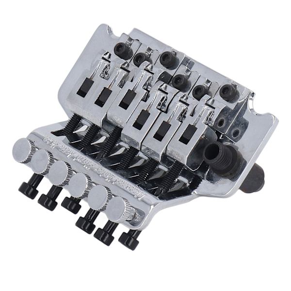 Silver 6-strängad gitarrstall set med tremolo stall montering pawl metall vänsterhänt elgitarr stall set