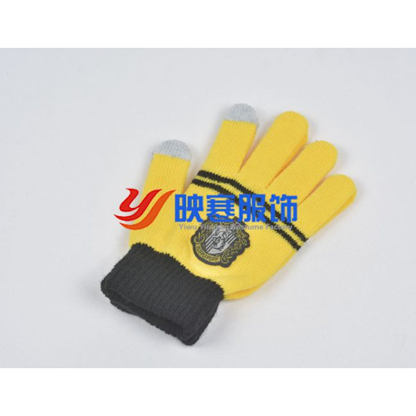Handsker cos Harry Potter Academy Handsker Hufflepuff Handsker Touch Screen Handsker Børns Fødselsdag og Festgaver (Gul)