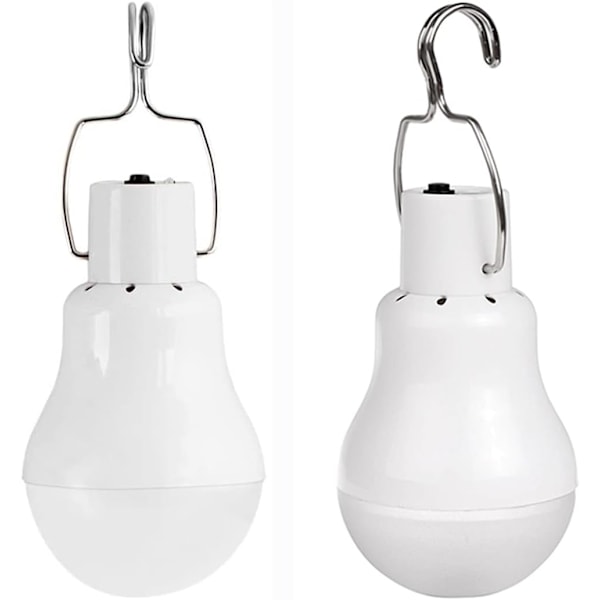 FLRONGSUN Solarlampa Portabel 350LM Soldriven Campinglampa LED Lykta Utomhus för Lamp Ljus Vandring Fiske Tält Inomhus