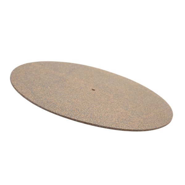 Korkplate for platespiller - Reduserer slitasje og resonans - Passer til alle platespillere