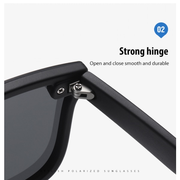 Polariserade solglasögon för män Kvinnor Klassiska retrosolglasögon för bilkörning Fiske 100 % UV-skydd