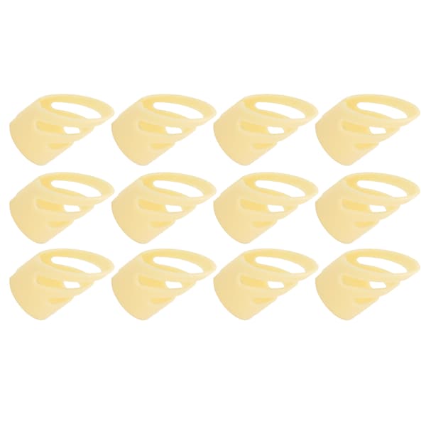 12 st fingerplockar gitarr fingertoppsskydd tumme pekfinger stränginstrument passform12L