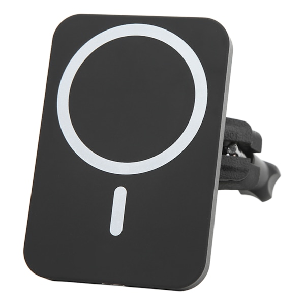 Trådlös laddningshållare Justerbar vinkel Magnet Laddningshållare 15W för IPhone 13 12 X XR Svart