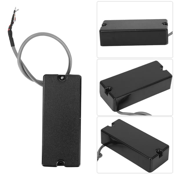 4-strängad dubbel elektrisk basgitarr pickup med plastskydd och keramisk magnet