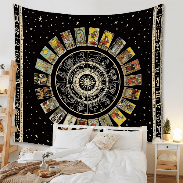 Mandala Bohemian Tapestry Egnet for Soveromdekorasjon（905-2，29 x 38 tommer）