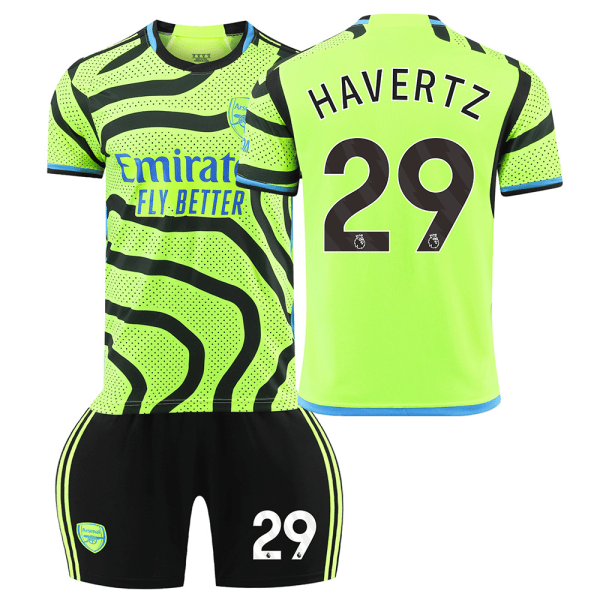 2324 Arsenal udebane grøn trøjesæt No.29 HARVERTZ 18