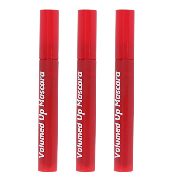 3 st Lash Volumizing Mascara Ögonfransar Förlängning Curling Smudge Proof Timglasborste Lash Makeup Ögon Mascara 8ml