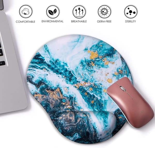 Ergonomisk Musematte med Håndleddstøtte, Søt Musematte med Håndleddstøtte, Komfortabel Musematte for Hjemmekontor, Spill og Arbeid med Datamaskin