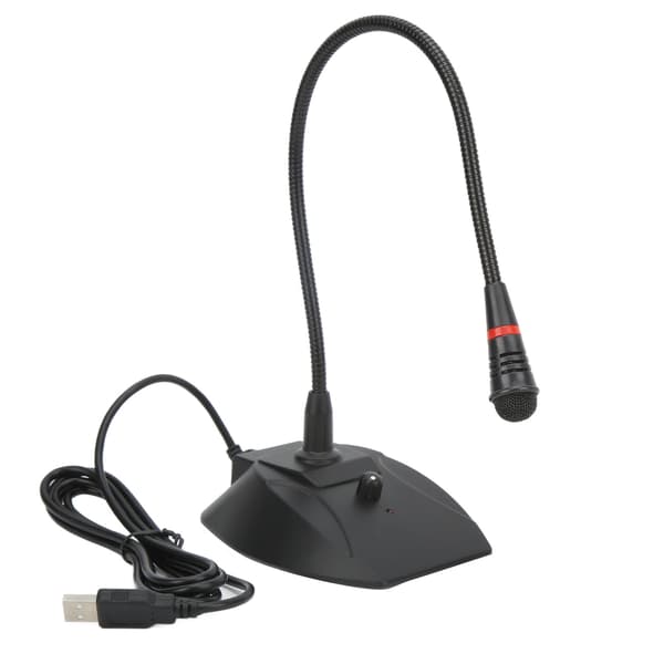 USB Mikrofon Studio Tale Højttaler Justerbar Kablet Desktop Mikrofon til Bærbar Højttaler
