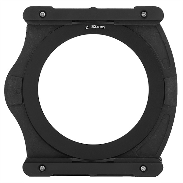 Justerbar filterhållare i plast med adapterring (82 mm)