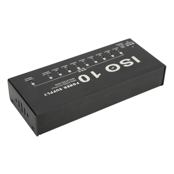Gitarpedal Strømforsyning 10 Isolerte Utgang Multi Effekt Strøm med 2 Justerbar SpenningUS Plugg 100‑240V