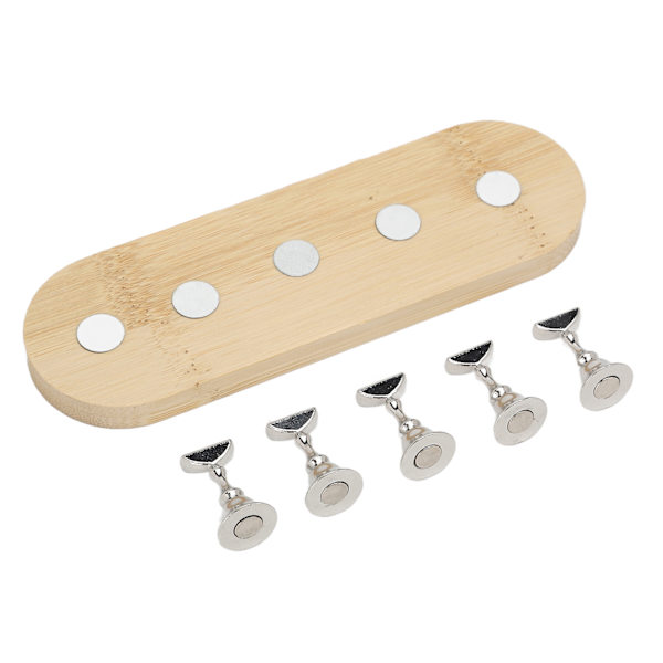Negle Display Stativ DIY Log Tryk På Fiksering Magnetisk Falsk Negleholder til Begynder Manicure