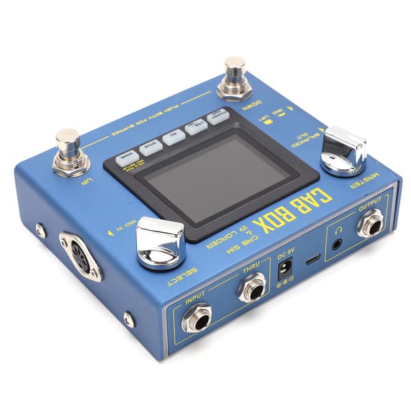 CAB BOX Pedal Elektrisk Basguitar Effekt med Kabinet Modellering IR Loading Amp Simulator R‑08