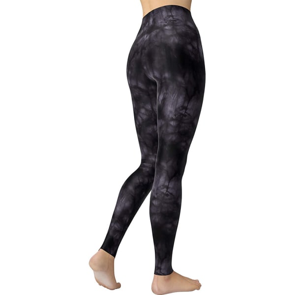 Mjuka, hög midja , printed skinny stretch yogabyxor för kvinnor (print 5)