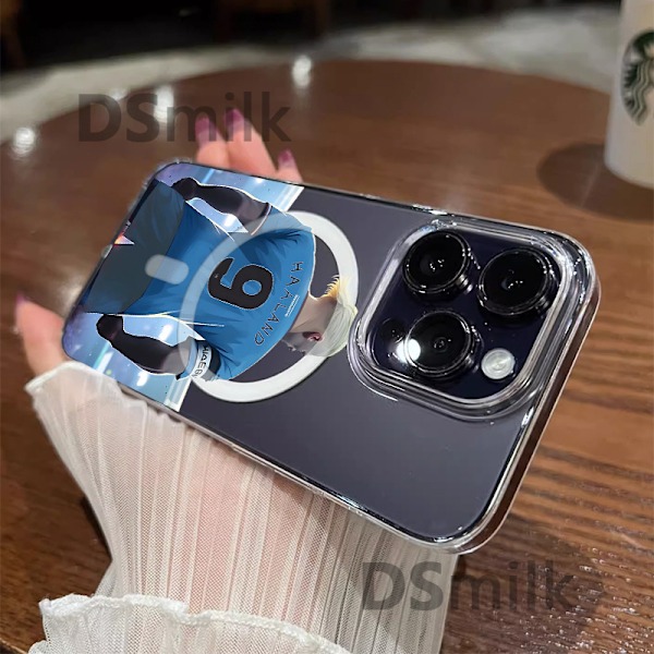 Man City FC Erling Haaland 2022/23 Första Laget Mjukt Gel Skal Kompatibelt Med iPhone 12pro