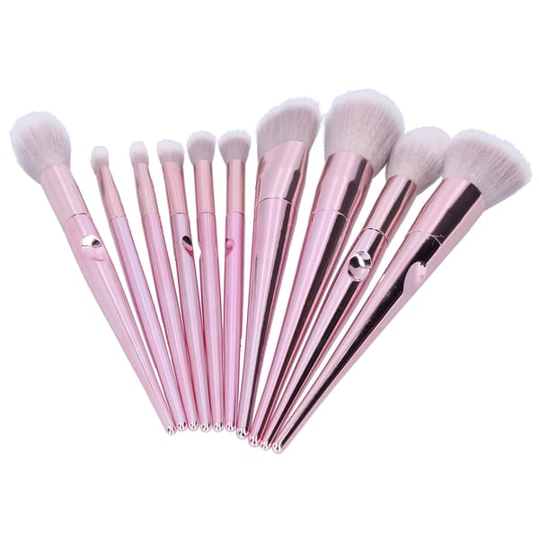 10PCS Makeup Brushes Set Myke Bust for Blush Eye Shadow Eyebrow Highlight