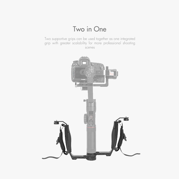 Gimbal Enhandshållare L-fäste 1/4\" Skruvkontakt för Zhiyun Crane 2 / Plus / M